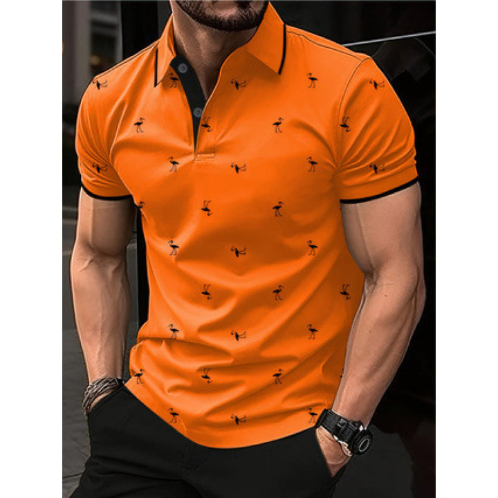 Herrer Fritid Trykt Polo-Shirt Stilla