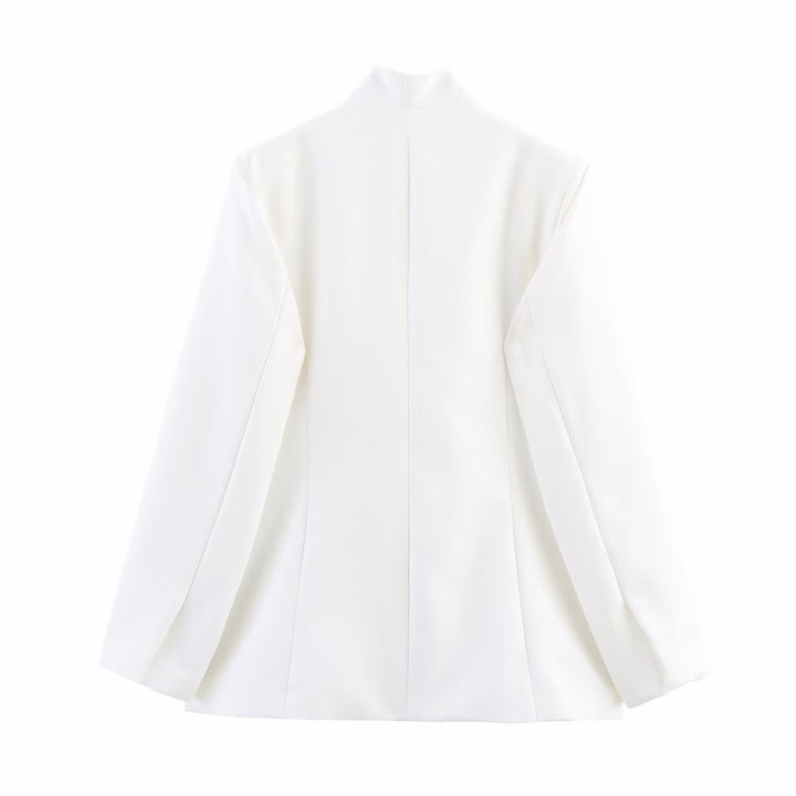 Dame elegant blazerjakke med asymmetrisk snit Stilla