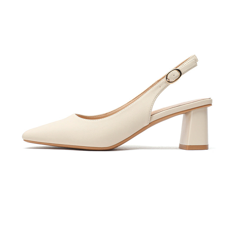 Dame Slingback Blokhæl Pumps Stilla