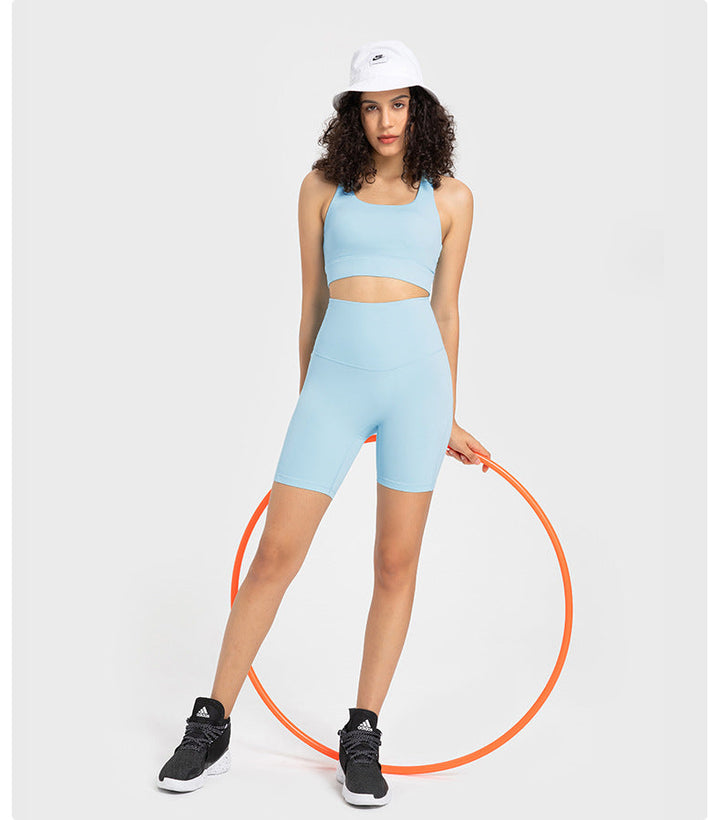 Stilla | Peach Hip Høj Talje Slankende Yoga Motion Shorts