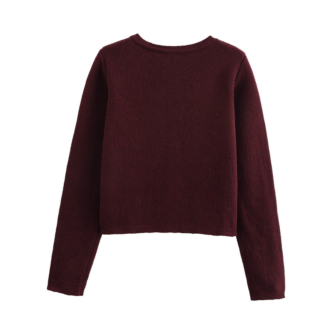 Femme Knap-Op Strikcardigan Stilla