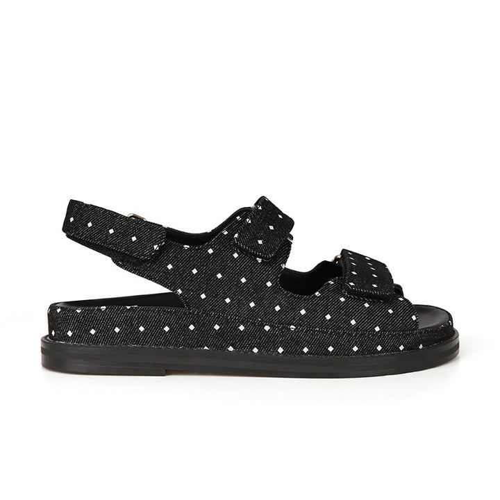 Dame Komfort Casual Slingback Sandaler med justerbare Remme Stilla