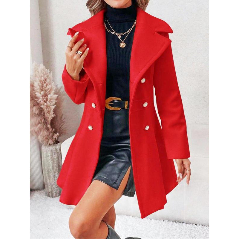 Dame elegant trench coat med skræddersyet snit Stilla