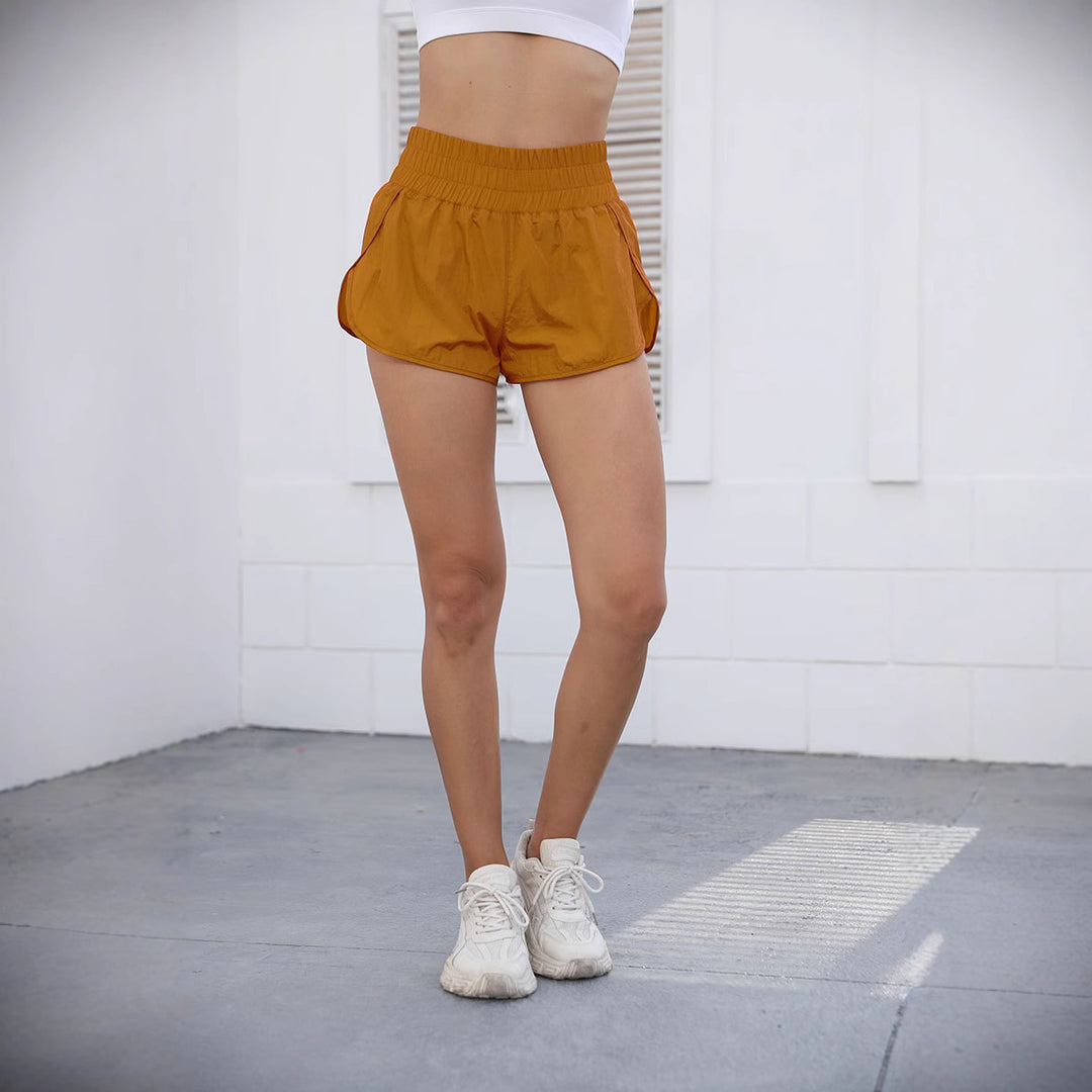 Dame Sporty Løbe Shorts med elastisk talje og komfortabel pasform Stilla