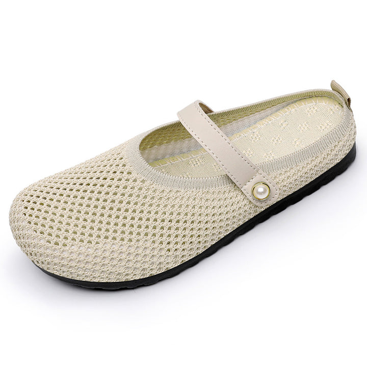 Femme Stilfulde Mary Jane Stil Netflade Stilla