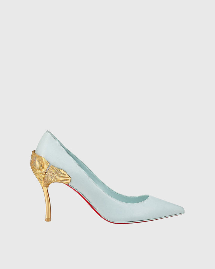 Femme Elegante Transparent Stilettohæle med Dekoreret Riemchen Stilla