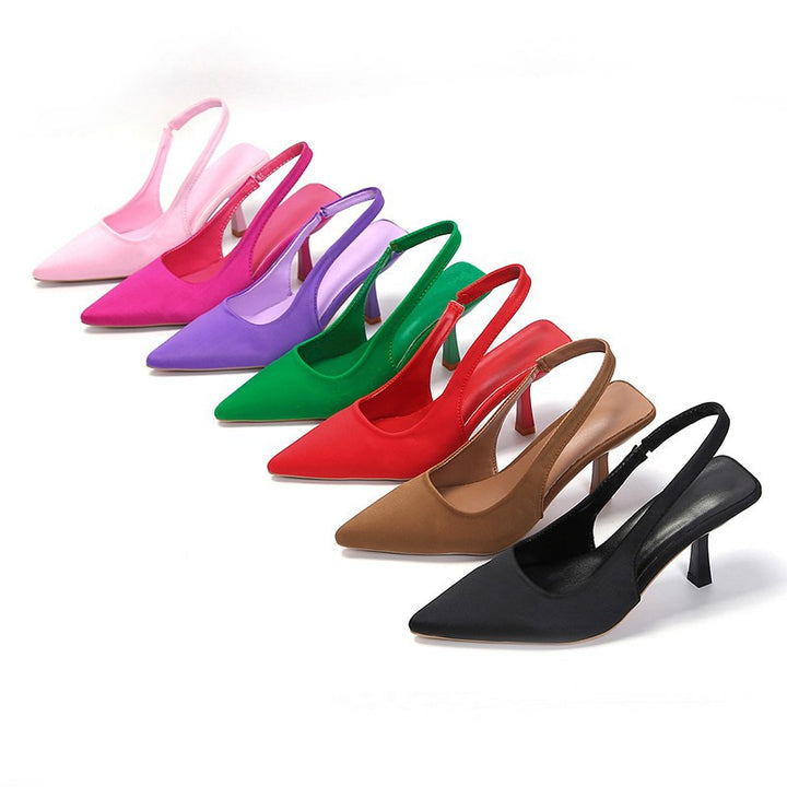 Dame Slingback Pumps med elegant spids Stilla