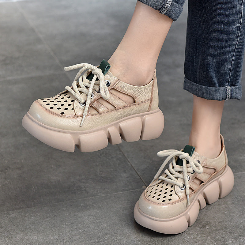 Dame luftige sneakers med gennemsigtigt design Stilla