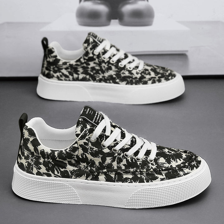 Femme Stilfulde Blomstertryks Sneaker Stilla