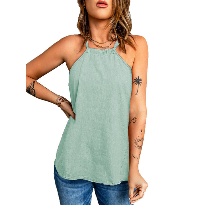 Dame trendy tanktop med afslappet snit og kvalitetsmaterialer Stilla