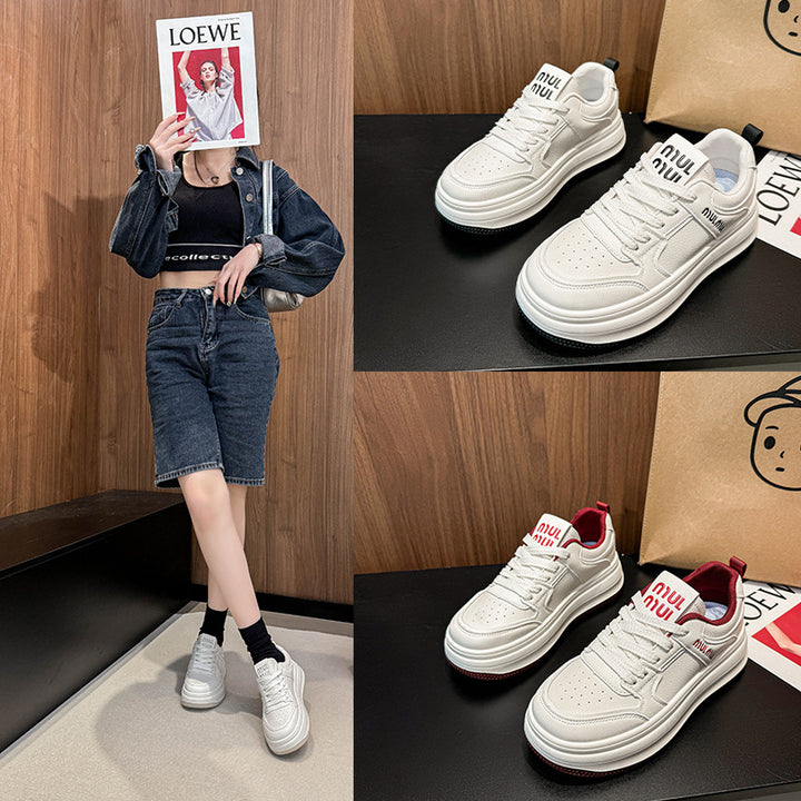 Dame mode Sneakers med stødabsorberende sål og åndbar overfladestruktur Stilla
