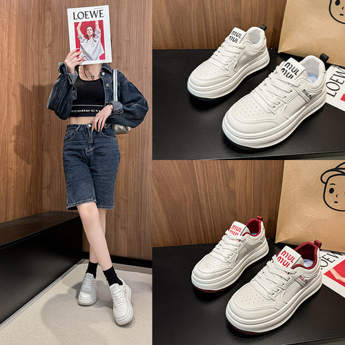 Dame mode Sneakers med stødabsorberende sål og åndbar overfladestruktur Stilla