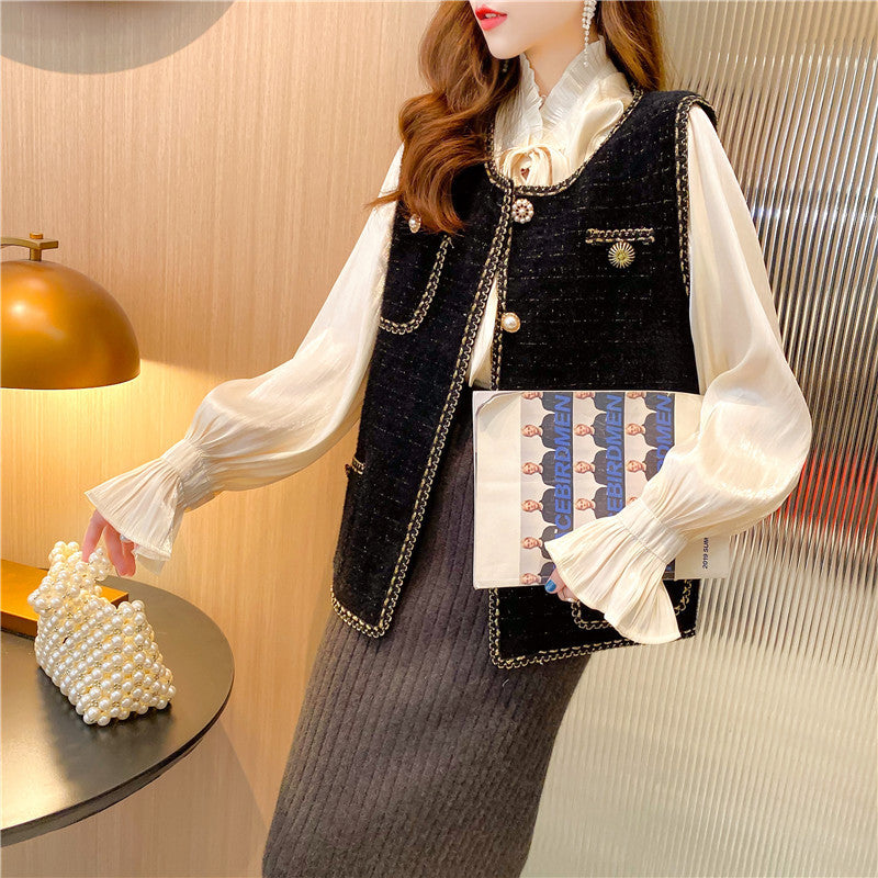 Femme Elegante Tweed-Jakke Stilla