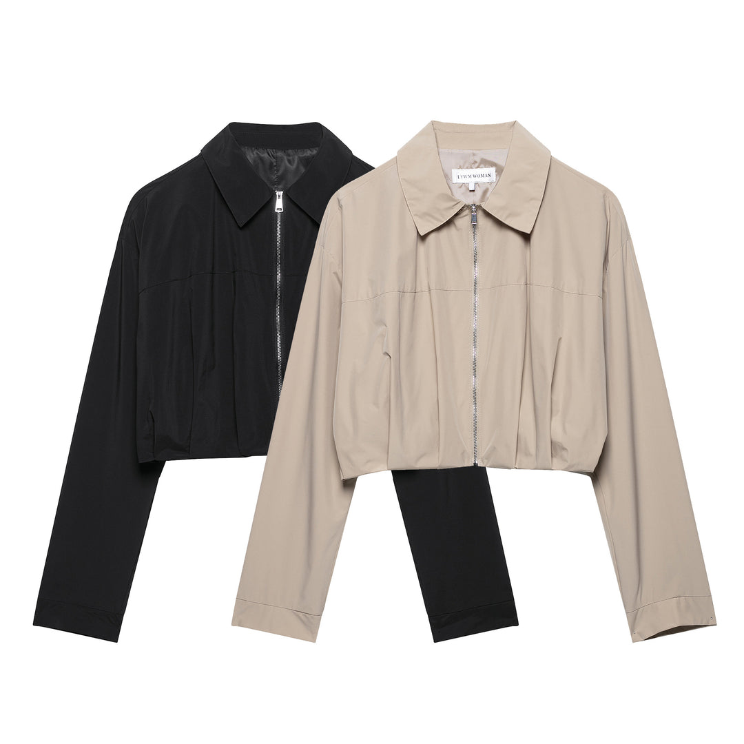 Dame mode cropped jakke Stilla