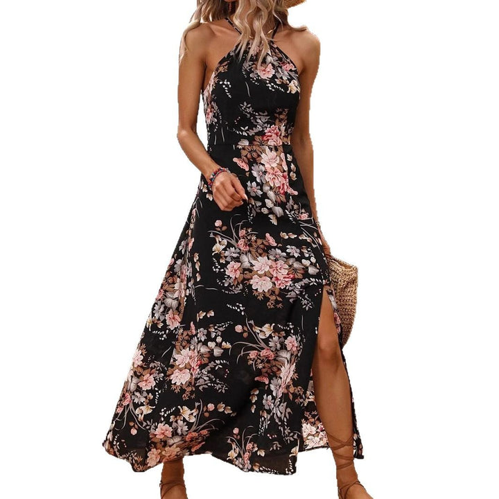 Dame Blomsterkjole Maxi Stilla