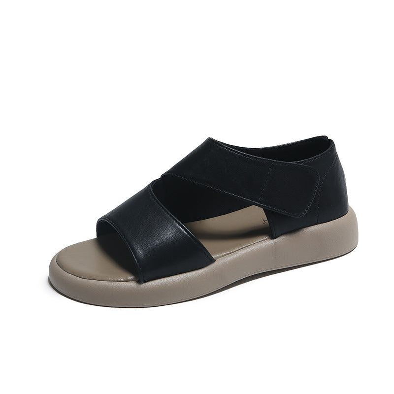 Dame komfortable sandaler med justerbar velcro og ergonomisk fodseng Stilla