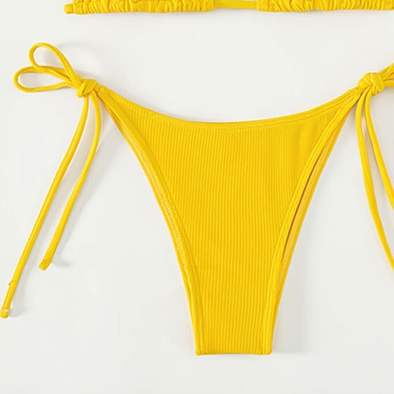 Dame Triangel-Bikini med raffinerede stropper Skovae