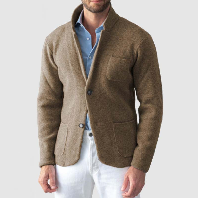 Stilla | Blazer Slim Fit Uldblanding Reverskrave To Knapper Lommer detaljer