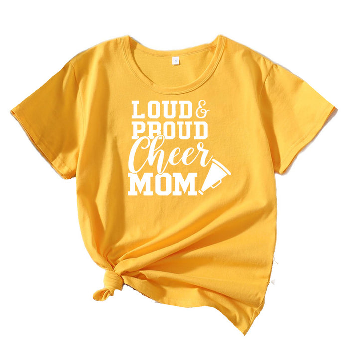 Kvinder Cheerleading Mor Grafik T-Shirt Stilla