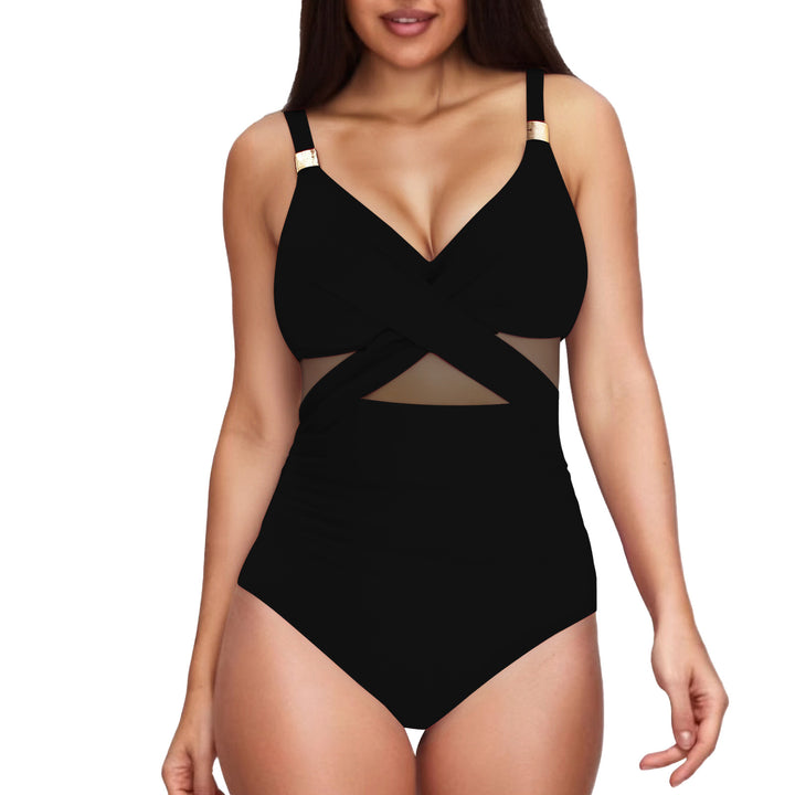 Damer Elegant One-Piece med transparente indlæg Skovae