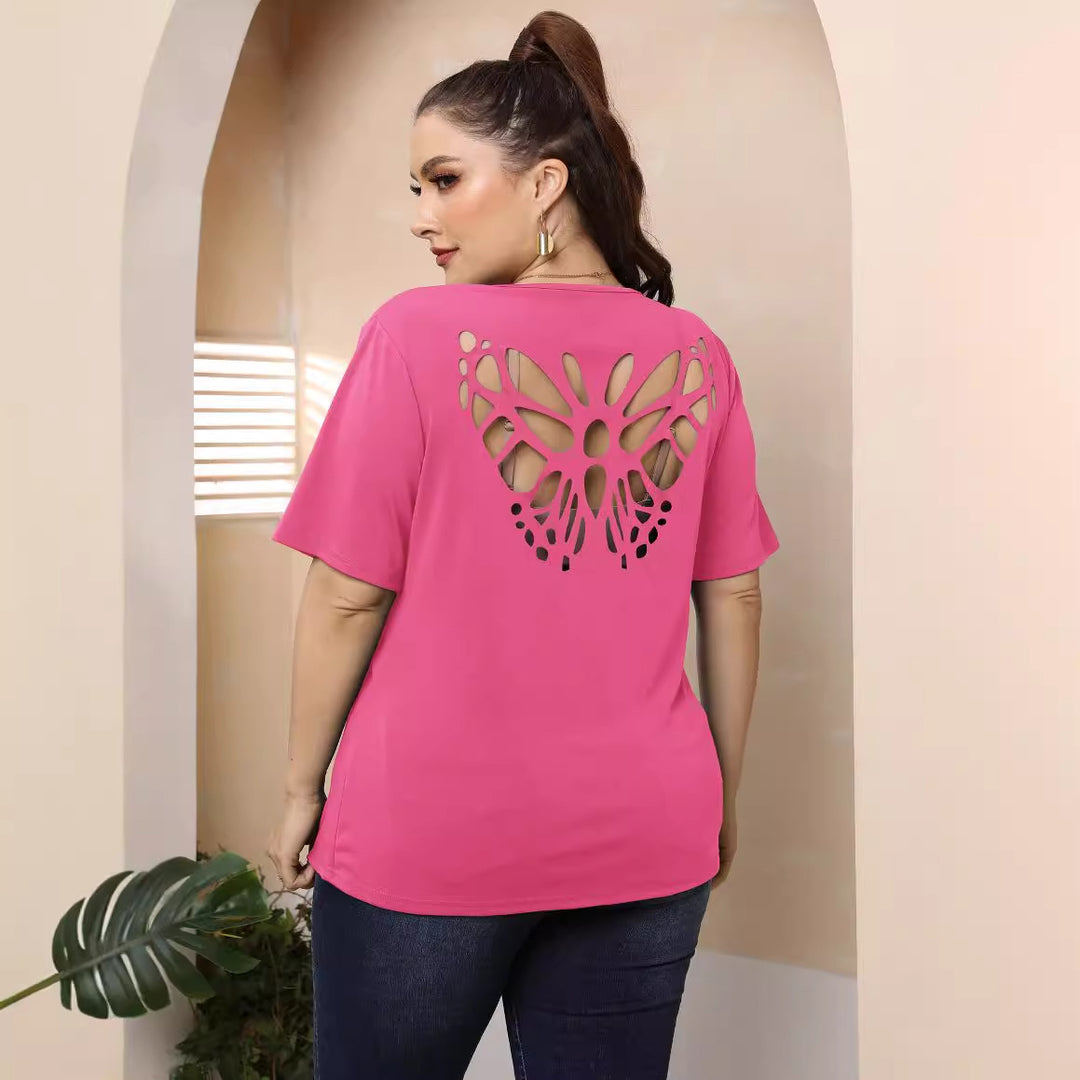 Dame moderigtigt Basis T-Shirt Skovae