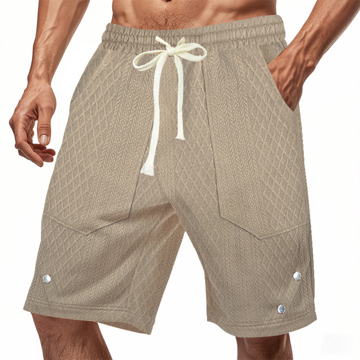 Herrer Cargo-shorts med struktureret design og praktiske lommer Stilla