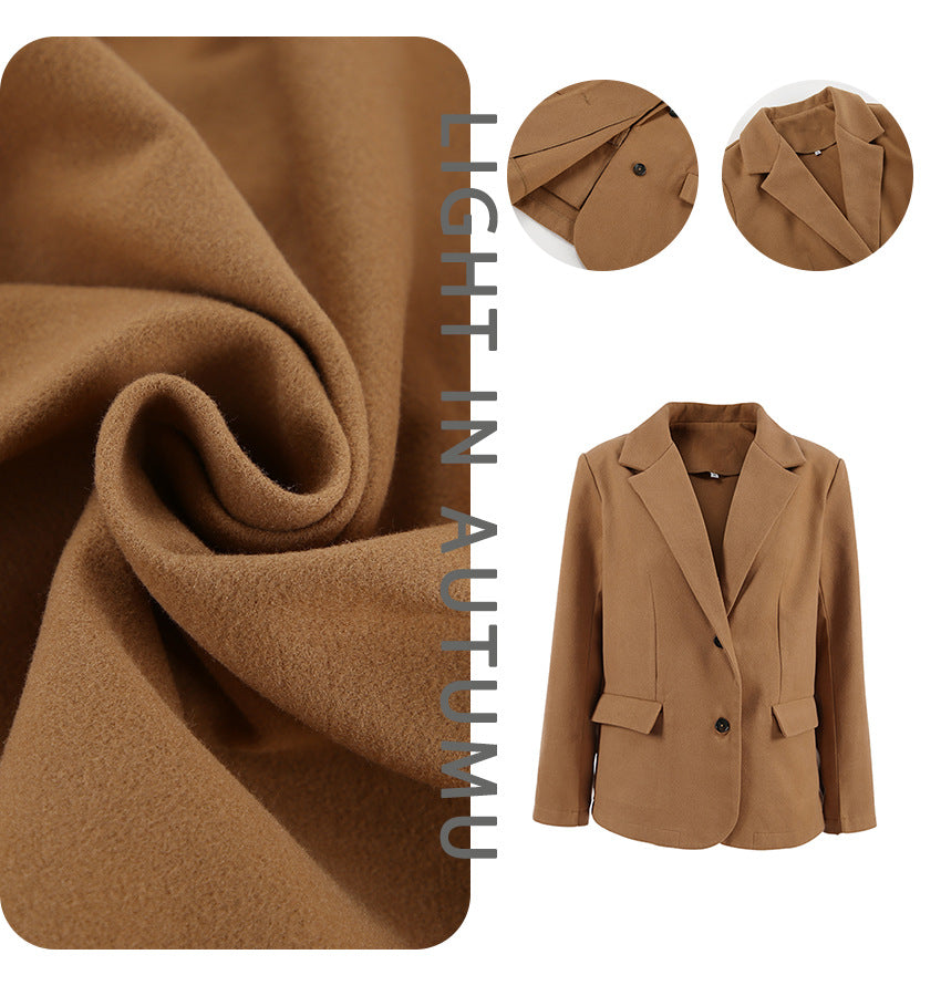 Dame Oversized Blazer lavet af højkvalitets stof med moderne snit og elegante detaljer Stilla