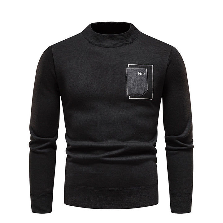 Herre høj kvalitets sweater med praktisk brystlomme Stilla