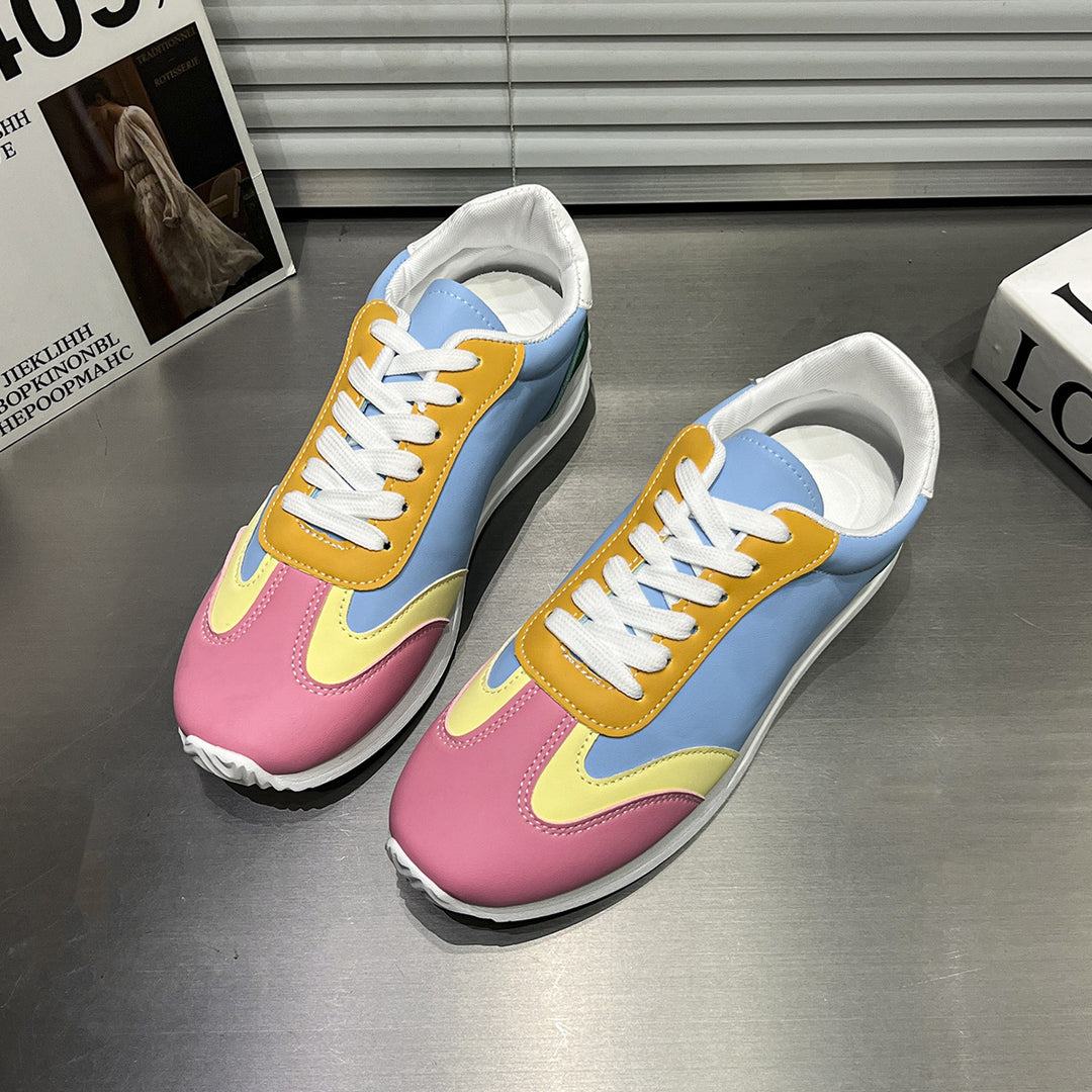Dame mode Sneakers med farverige accenter og åndbart overmateriale Stilla