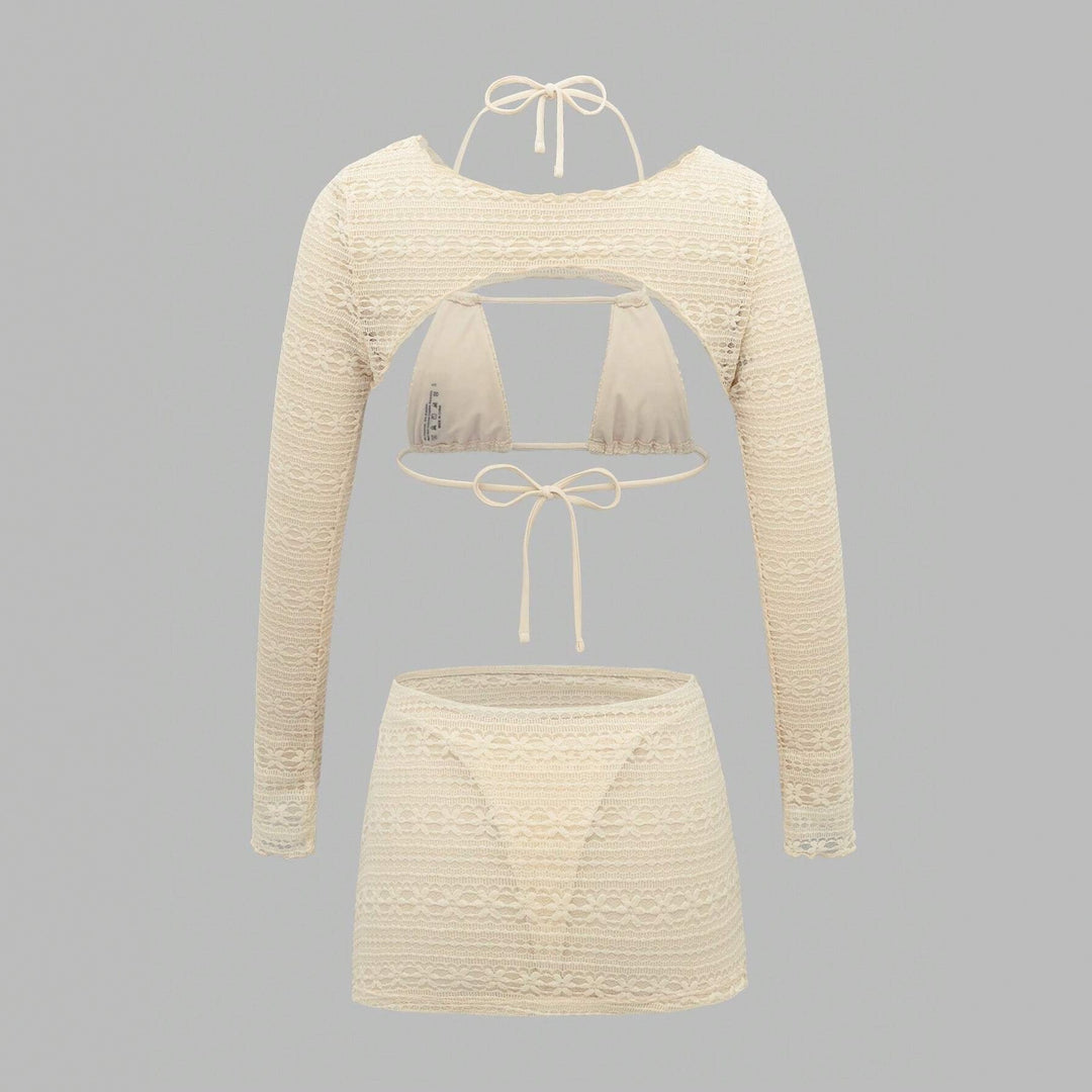 Dame Sæt bestående af Cropped Top og Mini-Nederdel Skovae