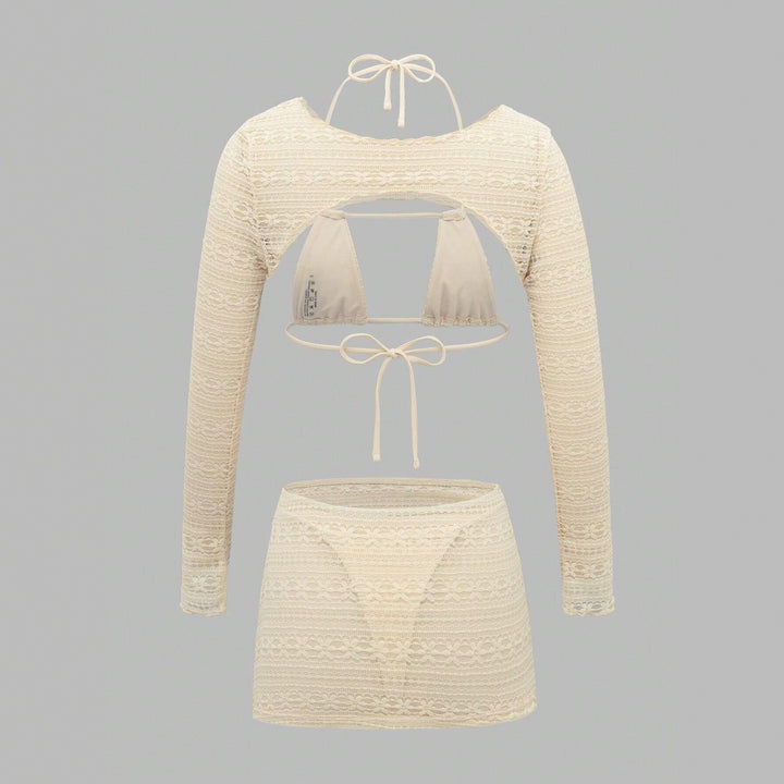 Dame Sæt bestående af Cropped Top og Mini-Nederdel Skovae