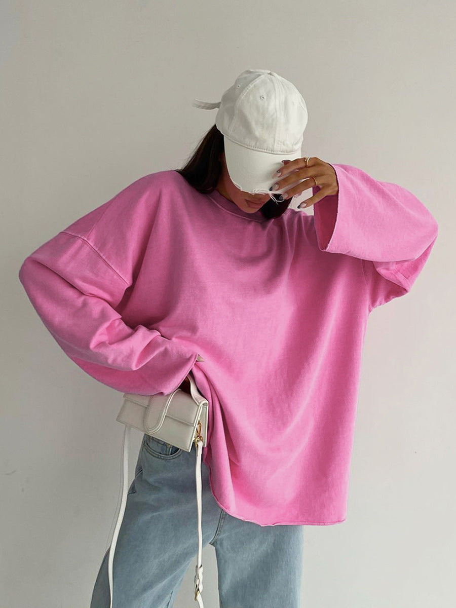 Dame Oversized Sweatshirt med komfortabel pasform og afslappede detaljer Stilla