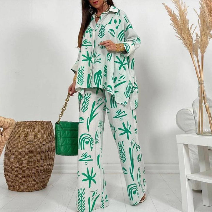Dame Sommerligt To-delt Outfit Stilla