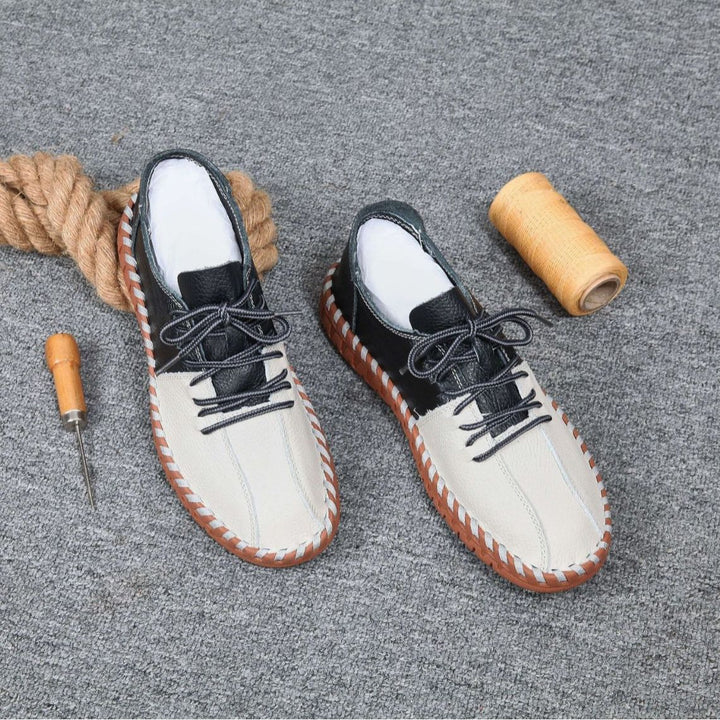 Femme Casual Læder Slipper Stilla
