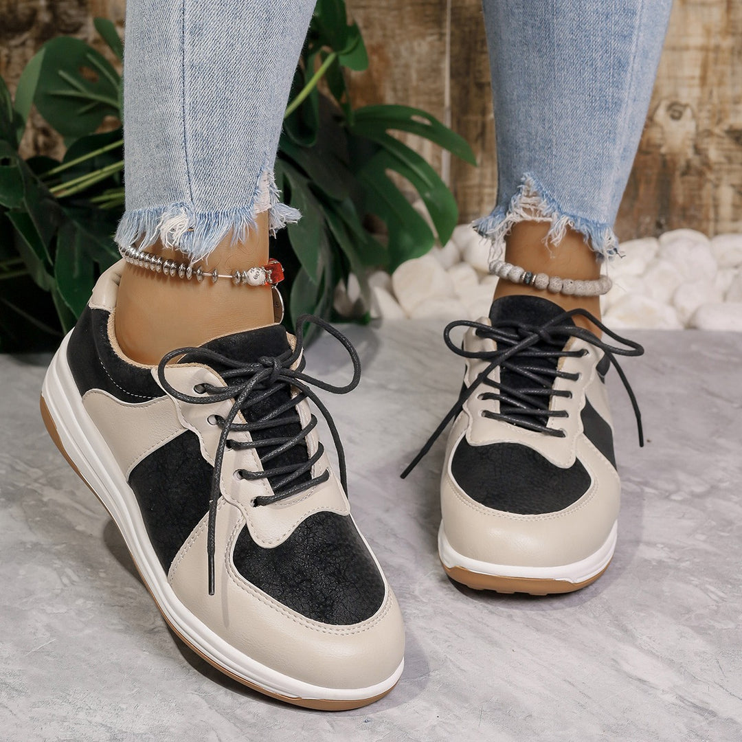 Dame Sporty Komfort-Sneakers med åndbart overmateriale og dæmpende sål Stilla