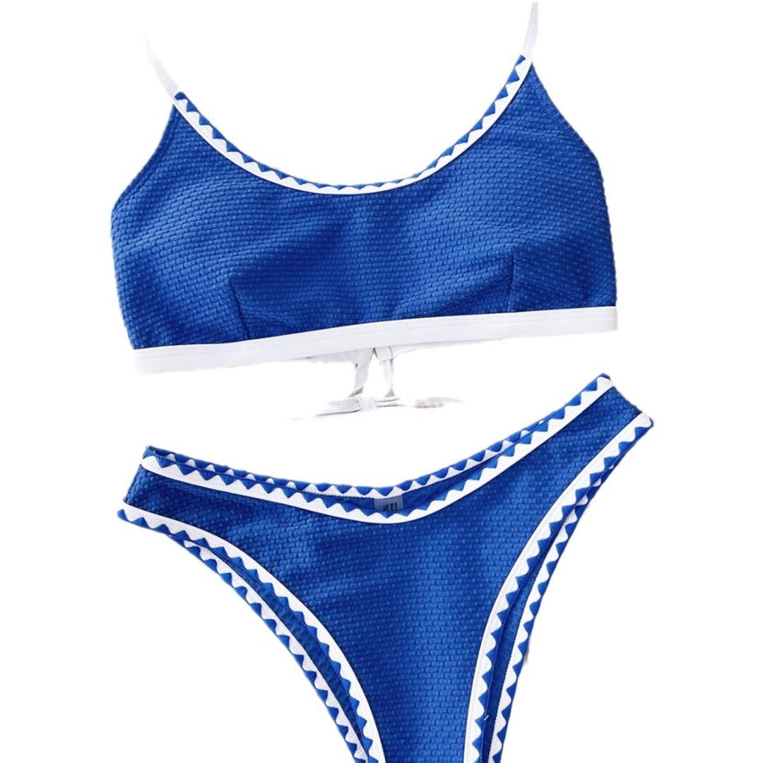 Dame Sporty Bikini med struktureret overflade Skovae
