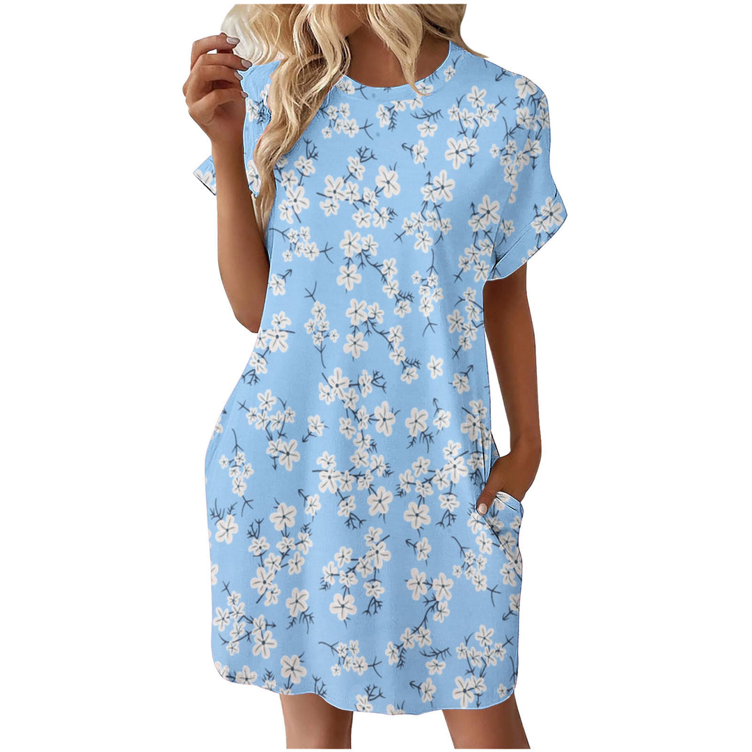 Dame Fritid Blomst Print Shift Kjole Stilla