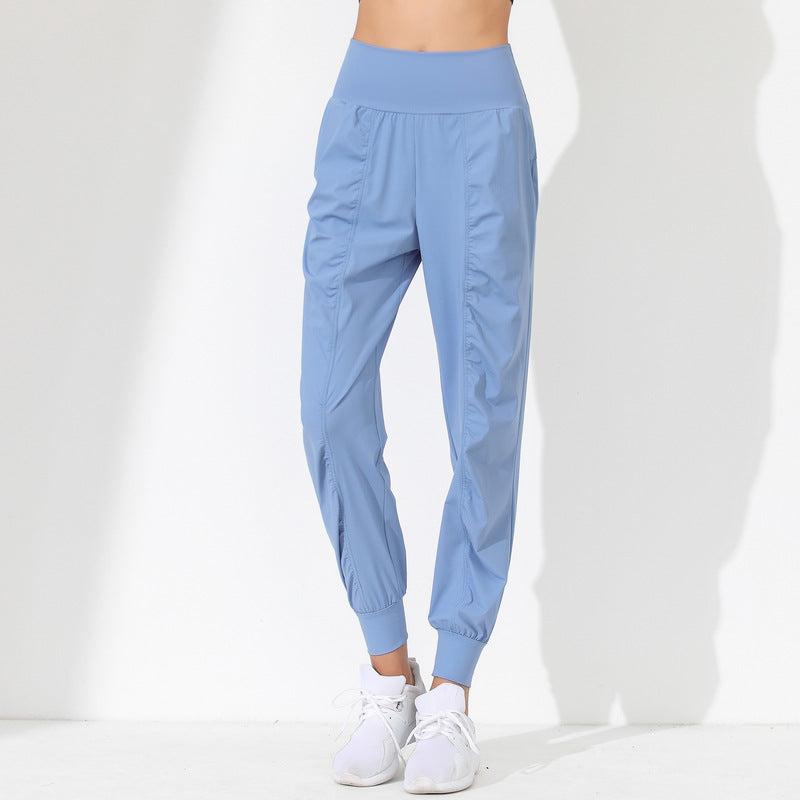 Dame Lettere Sporty Joggingbukser med høj talje og elastiske manchetter Stilla