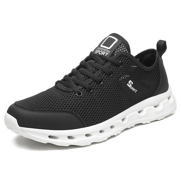 Unisex nan slip-on sneakers i Chelsea-stil med elastisk skaft, skjult lynlås og trinvis komfortplatformsål Skovae