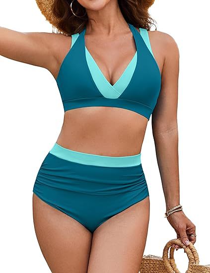 Dame Sport-Bikini med høj talje Skovae