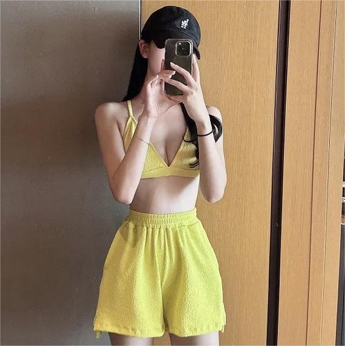 Dame Sporty Bikini-sæt med afslappede shorts Stilla