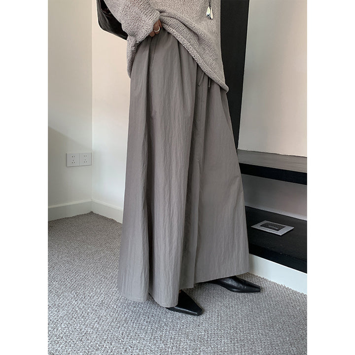 Dame bred Culotte-bukser lavet af åndbart materiale med elastisk talje og praktiske sidelommer Stilla