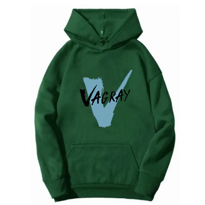 Kvinders hætte sweatshirt med moderne logo print Skovae