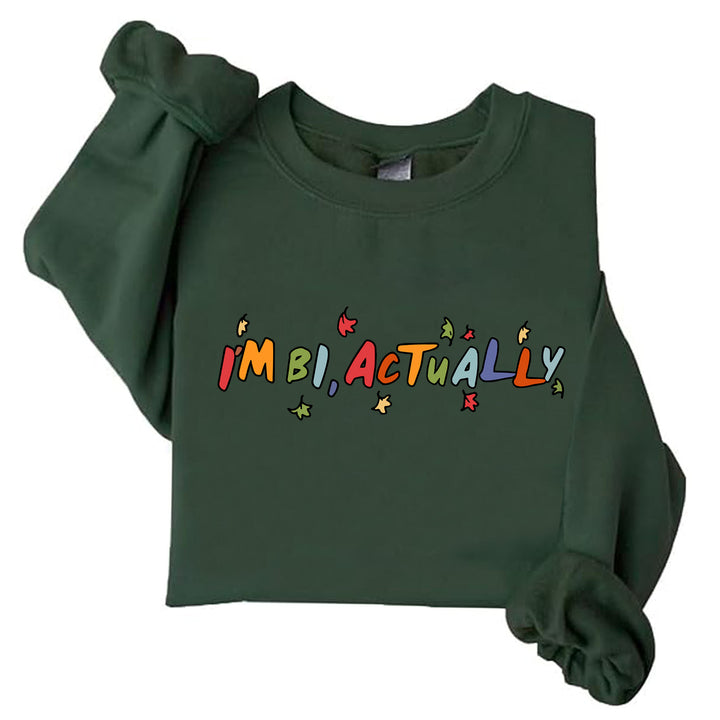 Kvinders sweater med kreativt print og afslappet snit Stilla