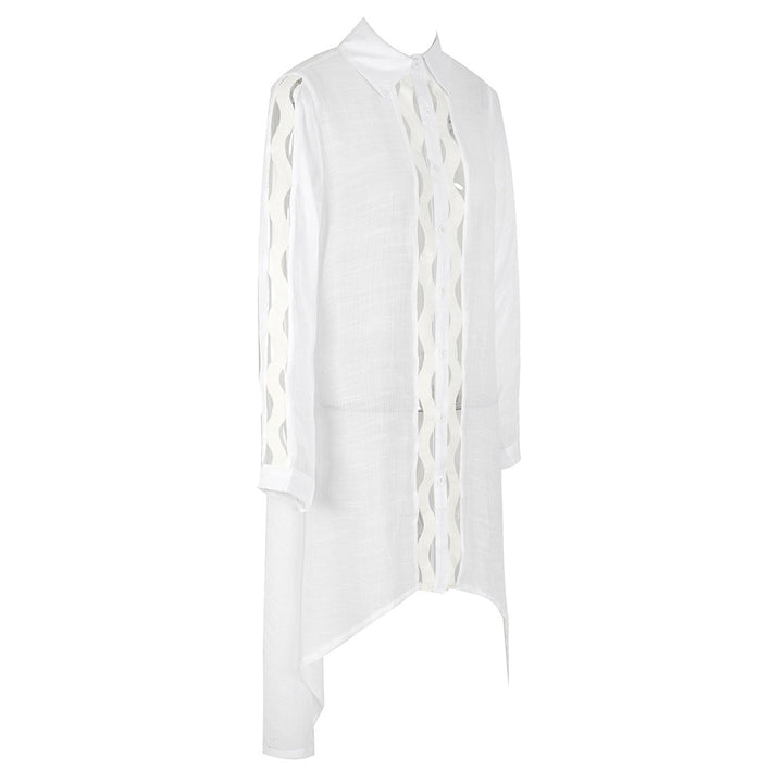 Dame Strandkjole med stilfuld cut-out-design og afslappet A-linje Stilla
