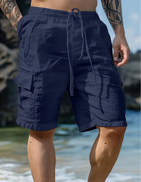 Herrer Cargo-short med flere lommer Stilla