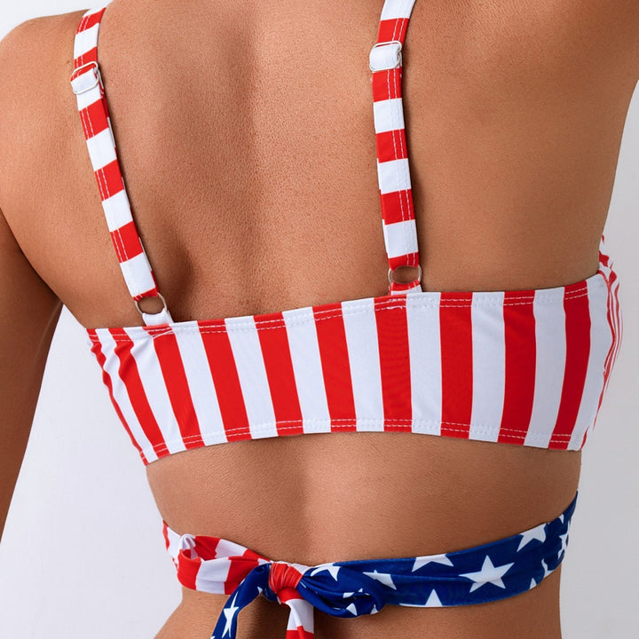 Dame Højskåret Bikini med innovativt Wickeldesign Skovae