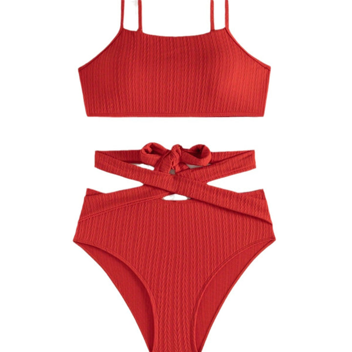 Dame Højtaljede Bikini med trendy snit Skovae