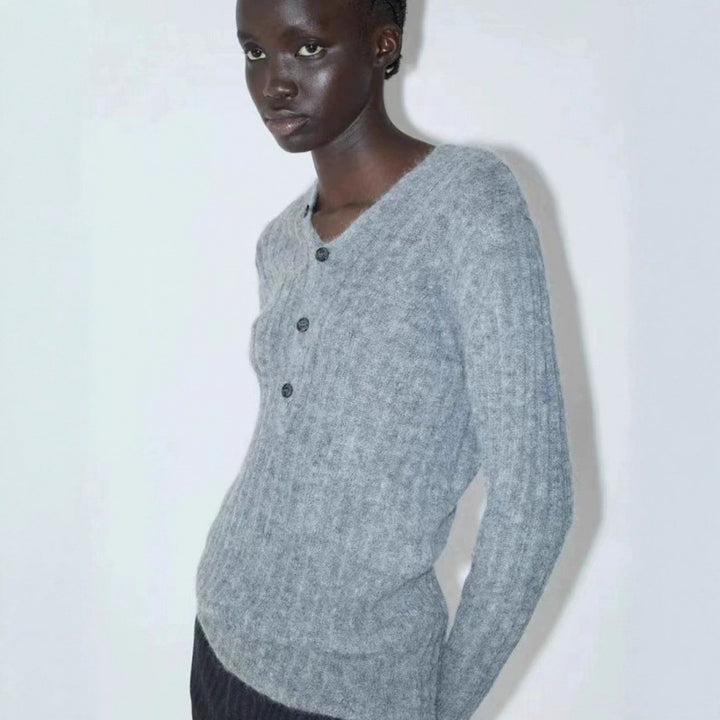 Dame elegant over størrelse cardigan sweater Stilla