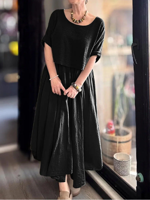 Dame Relaxed Fit Maxi Kjole Stilla